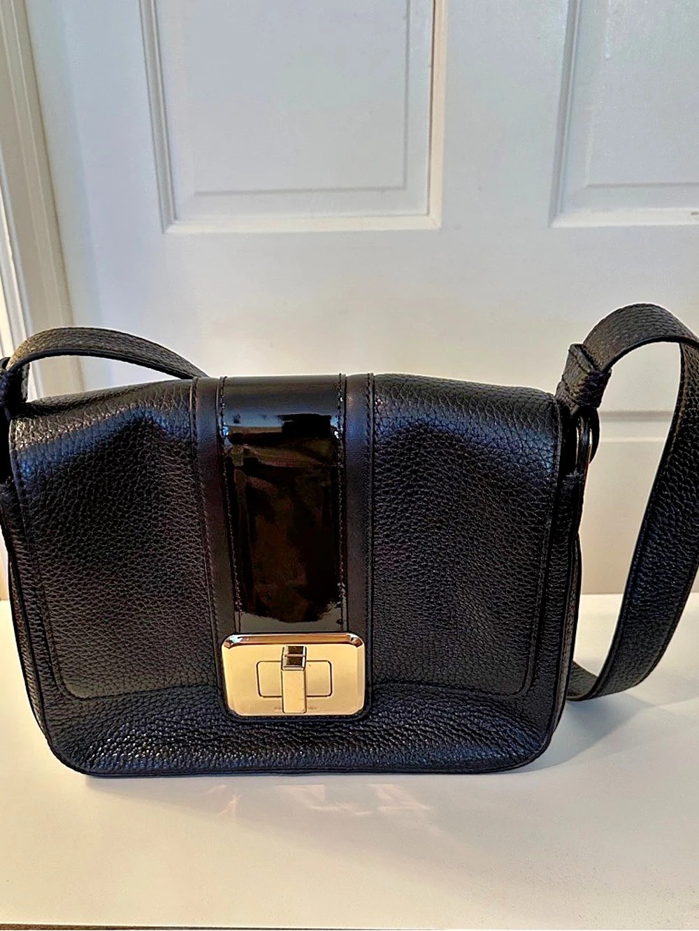 Michael Kors Black Leather Shoulder Bag